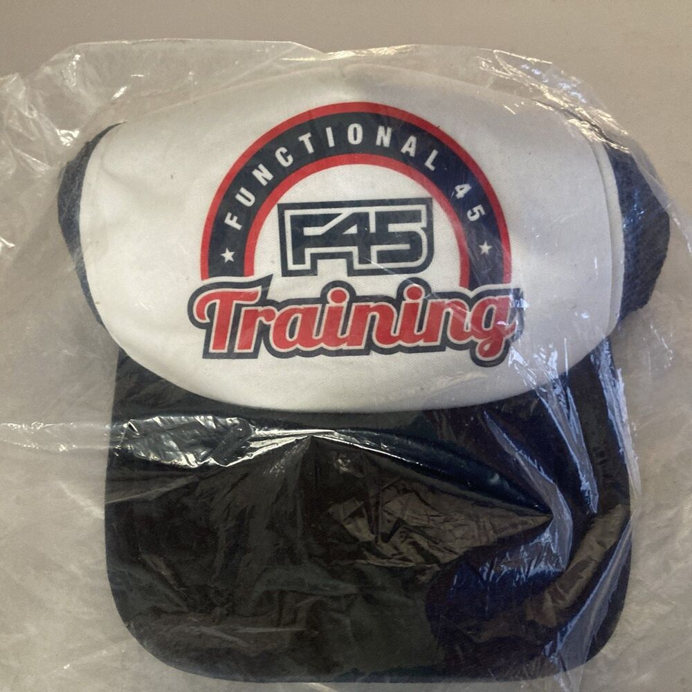 Functional 45 F45 Training Hat Heritage Trucker Cap Peacoat Adjustable one size